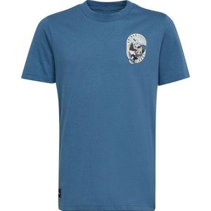 Adidas Originals Disney Mickey And Friends Short Sleeve T-shirt Blauw 12-13 Years Jongen