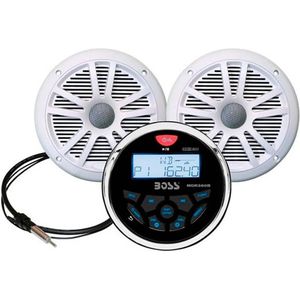 Boss Audio Mgr350b+2 Mr6w-luidsprekers+mrant10-pakket 6.5w