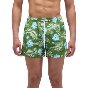 Sundek Elastic Waist And Wall Flower Print Zwembroek