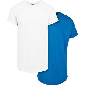 Urban Classics Pre-pack Long Shaped Turnup Short Sleeve T-shirt 2 Units Veelkleurig 2XL Man
