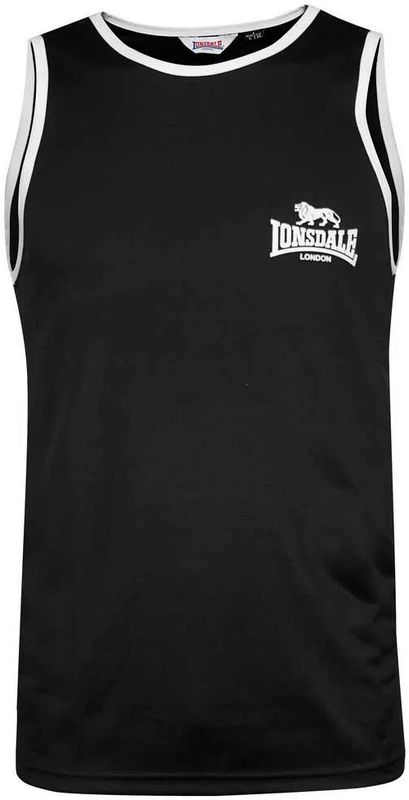 LONSDALE - Amateur - Sporttop - Zwart - Katoen