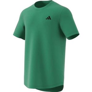Adidas Club 3 Stripes Short Sleeve T-shirt Groen S Man
