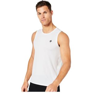 Superdry Run Vest Sleeveless T-shirt Wit XL Man