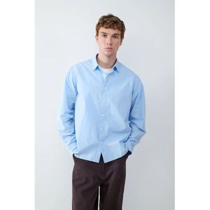 Balmohk Oversize Solid Retiro Overhemd Met Lange Mouwen