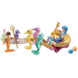 Playmobil Mermaid With Seahorse Carriage Construction Game Goud