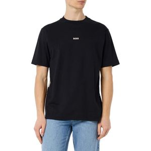 Boss Vinyl Short Sleeve T-shirt Zwart M Man