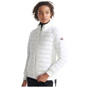 Superdry Motion Hybrid Mid Jacket Wit XS Vrouw