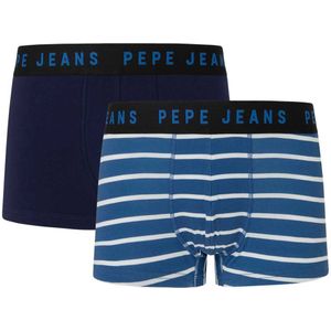 Pepe Jeans Stripes Lr Boxer 2 Units Veelkleurig L Man