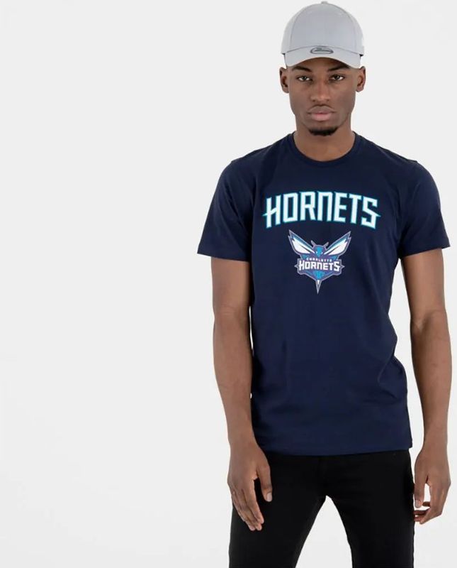 New Era - Nba Regular T-shirt - Charlotte Hornets - Korte Mouwen