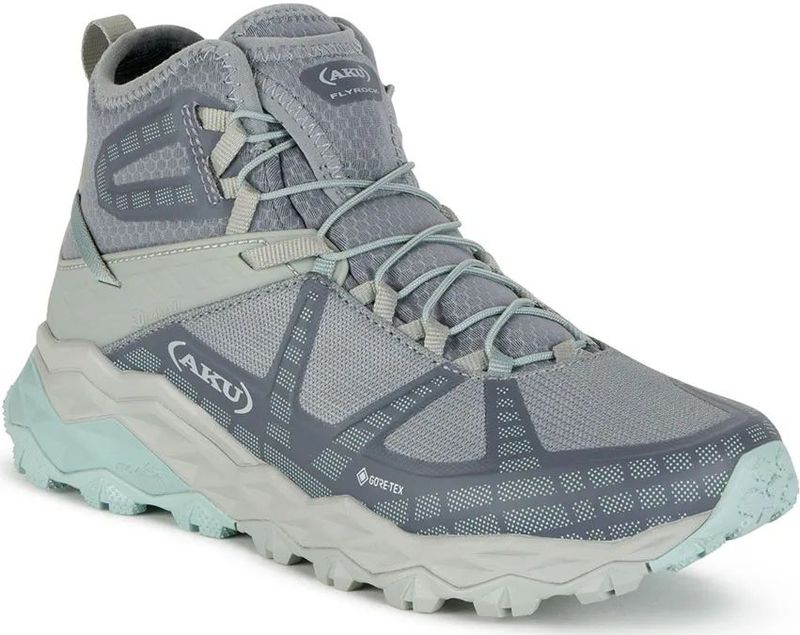 Aku - Flyrock Mid Goretex - Wandelschoenen - Zwart - Textiel/Gelast PU-Folie