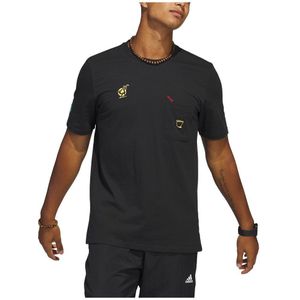 Adidas Change Pkt Short Sleeve T-shirt Zwart S Man