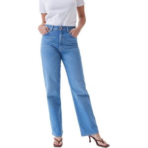 Salsa Jeans High Rise Straight Cor Jeans Blauw 27 / 32 Vrouw