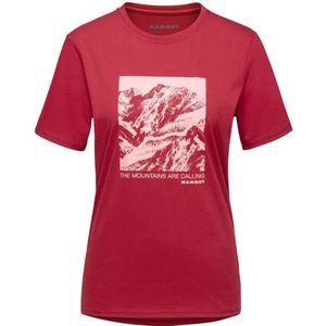 Mammut Core Panorama Short Sleeve T-shirt Rood XS Vrouw