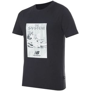 New Balance Poster T-shirt Met Korte Mouwen