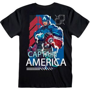 Heroes Inc Marvel Rivals Captain America T-shirt Met Korte Mouwen