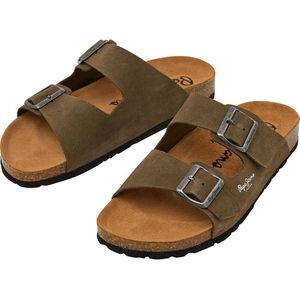 Pepe Jeans Bio Suede Sandals Groen EU 45 Man