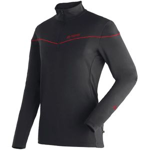 Maier Sports Midlayer Nago Rec Fleece Met Halve Rits Grijs Man