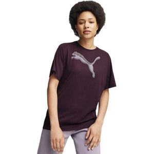 Puma Evostripe Short Sleeve T-shirt Paars XL Vrouw