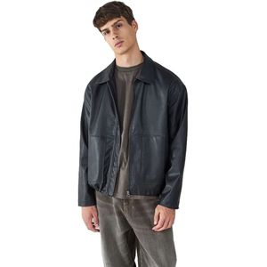 Balmohk Elastics Leren Jas