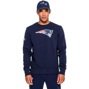 New Era New England Patriots Team Logo Crew Neck Sweatshirt Blauw S Man