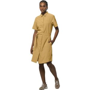 Jack Wolfskin - Holiday Midi Jurk - Casual - Groen - Stretchstof - Ademend