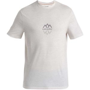 Icebreaker Merino 150 Tech Lite Iii Logo Reflections Short Sleeve T-shirt Wit S Man