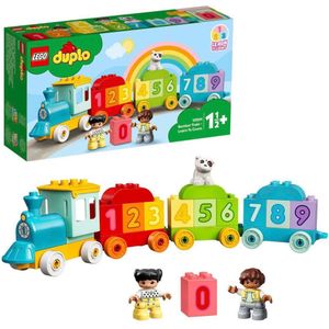 Kleurrijke LEGO DUPLO Mijn eerste Getallentrein - Leren tellen (10954) - 10 stukjes