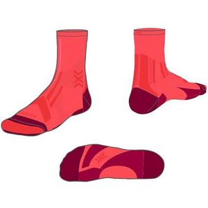 X-socks Trail Run Perform Crew Socks Rood EU 42-44 Man