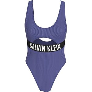 Calvin Klein One Piece Swimsuit Blauw L Vrouw