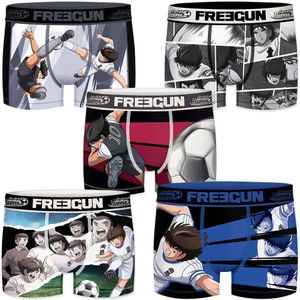 Freegun Oliver Benji Captain Tsubasa Microfiber Pk5488 Boxers 5 Eenheden