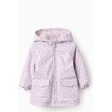 Zippy - Zbgap0101 - Jas - Roze - Voor Baby Meisjes - Met Capuchon en Bloemenprint