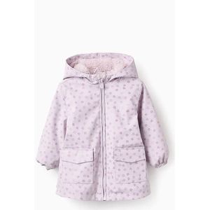Zippy - Zbgap0101 - Jas - Roze - Voor Baby Meisjes - Met Capuchon en Bloemenprint