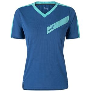 Montura Way Short Sleeve T-shirt Blauw XS Vrouw