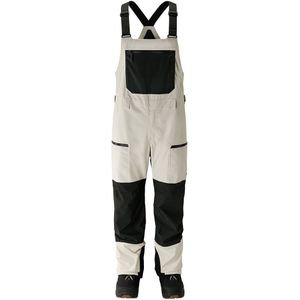 Jones Mtn Surf Recycled Bib Pants Beige L Man