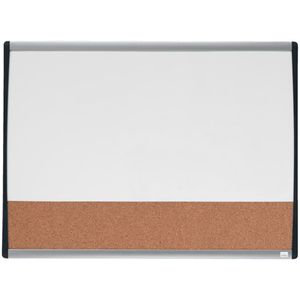 Nobo Horizontal 58x43 Cm Small Magnetic Whiteboard With Cork Board Goud