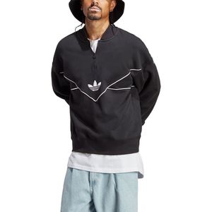 Adidas Originals Adicolor Seasonal Archive Crew Half Zip Sweatshirt Zwart XS Man