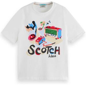 Scotch & Soda 174300 Short Sleeve T-shirt Wit XS Vrouw