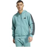 adidas - ESSENTIAL THREE STRIPES FLEECE - Hoodie - Zwart