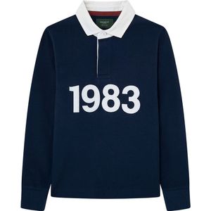 Hackett 1983 Rugby Long Sleeve Polo Blauw 9 Years Meisje