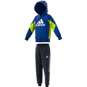 Adidas Logo Knit Track Suit Blauw 4-5 Years