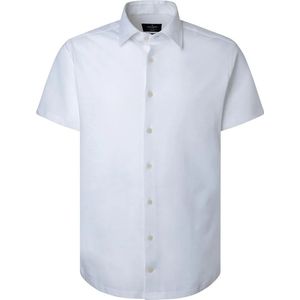 Hackett - HM309433 - Korte Mouwen Overhemd - Wit - Slim Fit