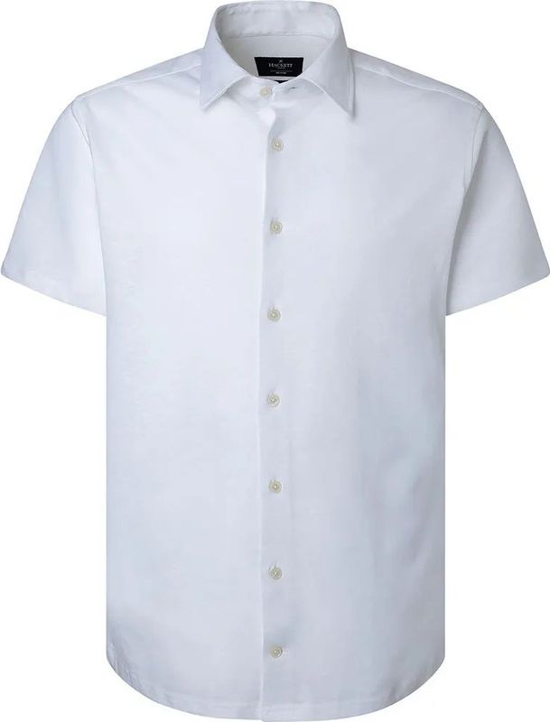 Hackett - HM309433 - Korte Mouwen Overhemd - Wit - Slim Fit