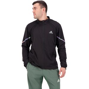 Adidas Everydayrun Knit Jacket Zwart S Man