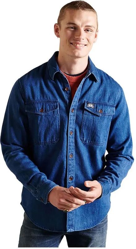 Superdry - Varsity Arch Mono - Overhemd - Lange Mouwen