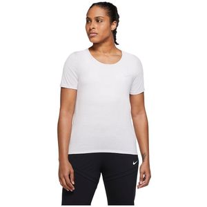 Nike Dri Fit Run Division Short Sleeve T-shirt Grijs XS Vrouw