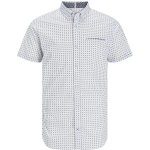 Jack & Jones Jack Print Overhemd Met Korte Mouwen