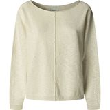 PEPE JEANS - Gebreide Trui - Wit - Katoen - Casual Stijl