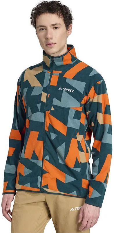 adidas - TERREX Multi Printed - Fleecejack - Met Volledige Rits