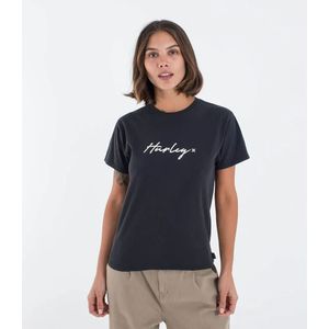 Hurley Organic Script Only T-shirt Met Korte Mouwen