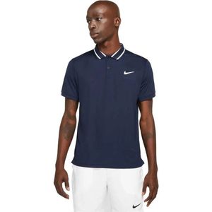 Nike - Court Victory Dry - Poloshirt - Obsidian/White